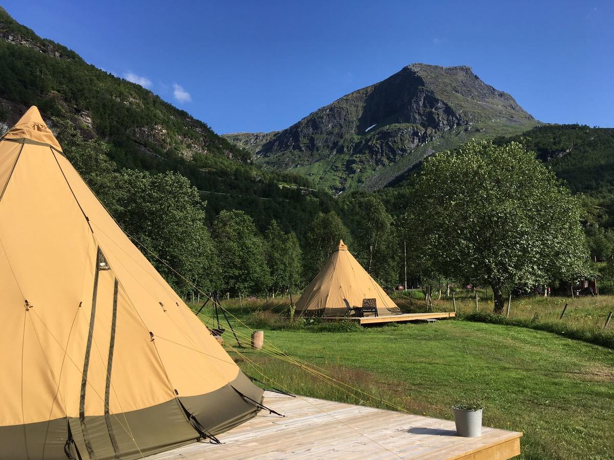 Dalen Gaard Camping Og Hytter Villa Geiranger Kültér fotó